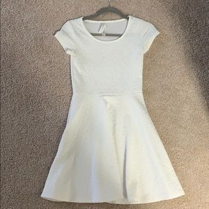 A cute, stylish white dress